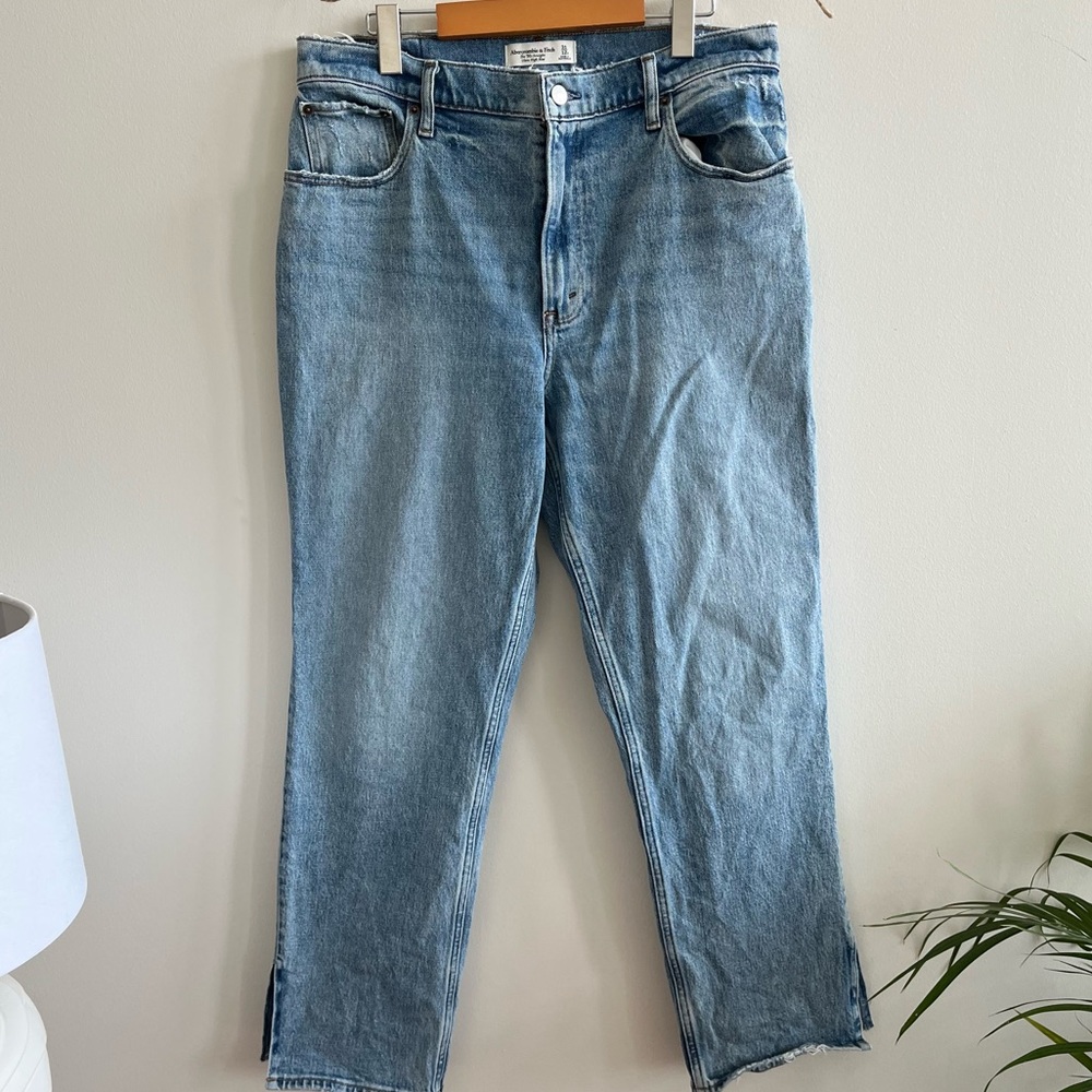 Abercrombie high rise 90s flare